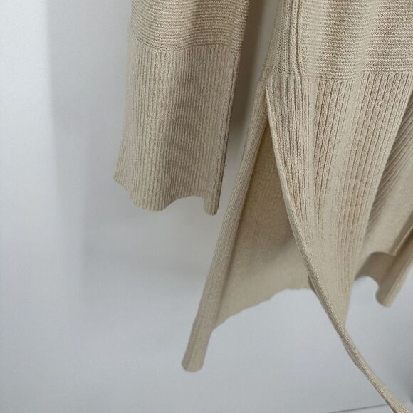 Free People Criss Cross Tunic Sweater V-Neck Long Sleeve Cream Size M - Picture 6 of 12